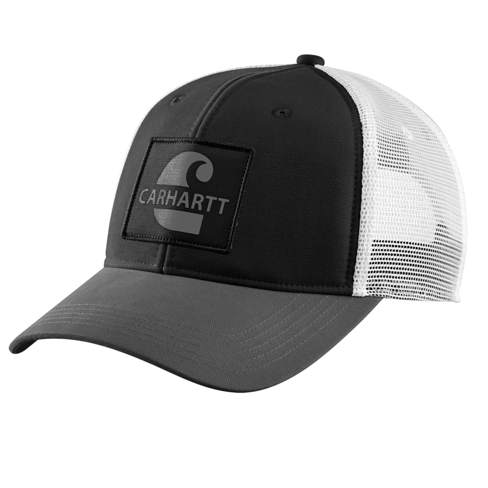 CHA-L5 (Carhartt canvas mesh back core graphic cap black) 1223932775