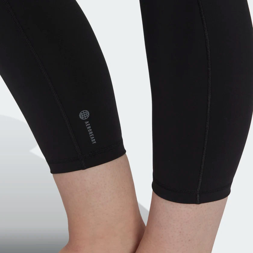 AA-Z17 (ADIDAS YOGA STUDIO 7/8 LEGGINGS (PLUS SIZE) Black) 12395115 ADIDAS