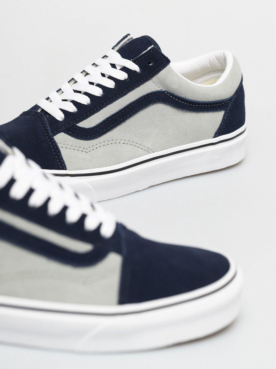 V-C13 (Old skool 2-tone suede dress blues/mineral gray) 32196207 - Otahuhu Shoes