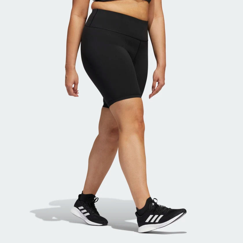 AA-Y17 (OPTIME TRAINING BIKE SHORT LEGGINGS (PLUS SIZE)  Black) 12393070 ADIDAS