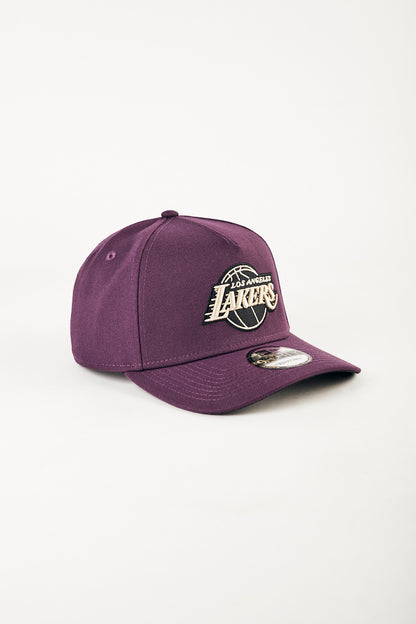 NEC-O31 (940AF La lakers Q421 plum black stn osfm) 122192450 NEW ERA