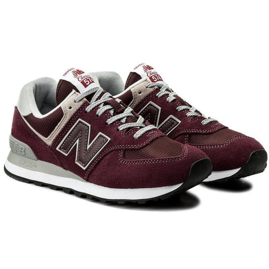 NB-N4 (BRGNDY GRY MESH D WIDTH) 21896300 - Otahuhu Shoes