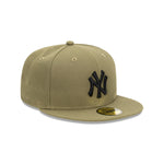 NEC-Q33 (5950 New york yankees Q122 olive black fitted hats) 122940 NEW ERA