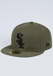 NEC-N33 (5950 Chicago white sox Q122 olive black fitted hat) 12294000 NEW ERA