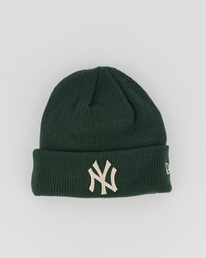 NEC-M36 (Knit thin new york yankees beanie Q222 Dark Green osfm) 52292450 NEW ERA