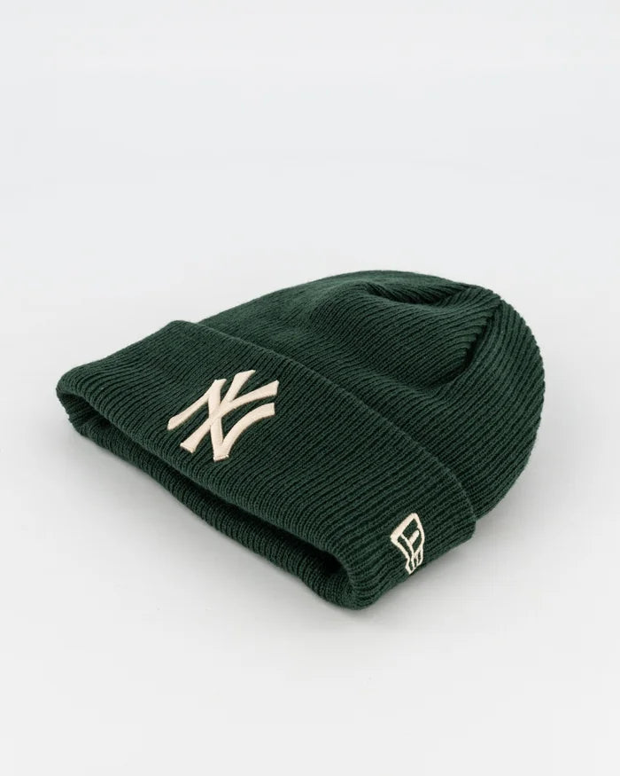 NEC-M36 (Knit thin new york yankees beanie Q222 Dark Green osfm) 52292450 NEW ERA