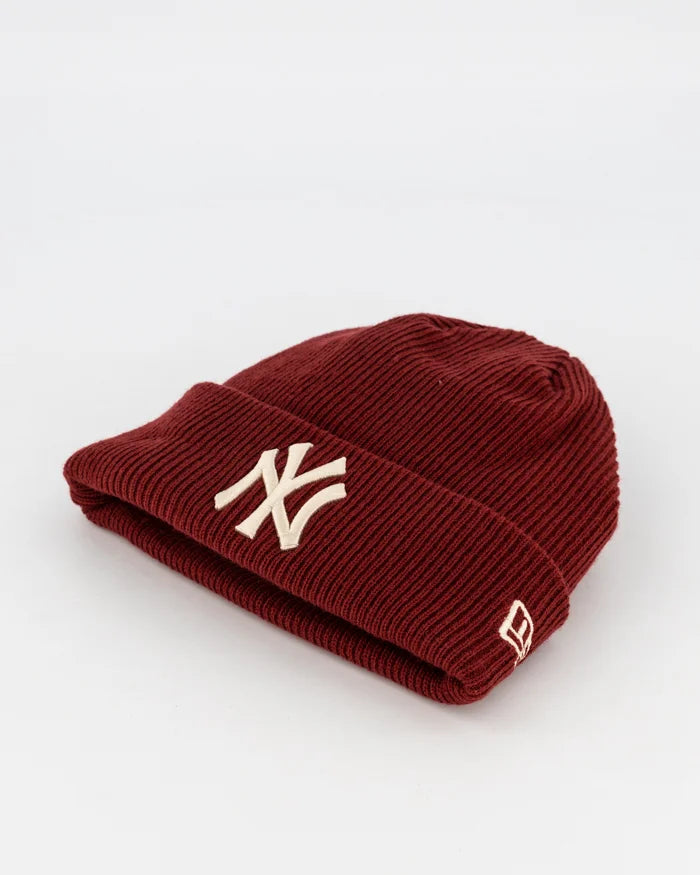 NEC-O36 (Knit thin new york yankees beanie Q222 cardinal/stone osfm) 52292450 NEW ERA