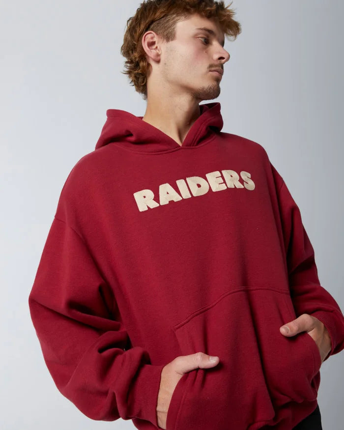 NEA-M3 (Oversize hoodie la raiders chain stitch) 52295400 NEW ERA