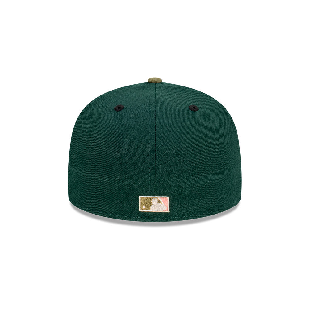 NEC-P40 (5950 New york yankees Q322 greens world series fitted hat) 8229400 NEW ERA