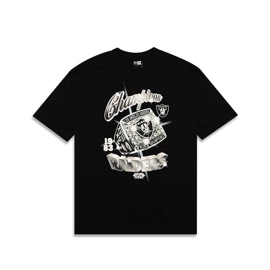 NEA-P4 (New era oversize ring tee la raiders) 112294000 NEW ERA
