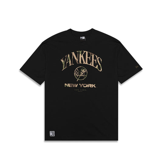 NEA-D6 (New era oversize tee new york yankees black/camo) 52394000 NEW ERA