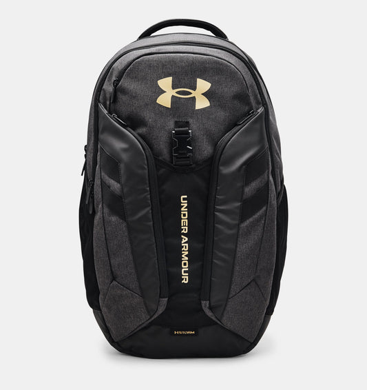 UAE-B3 (Under armour unisex hustle pro backpack black/medium heather/metallic gold) 22495652