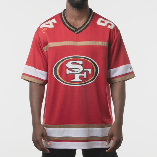 NEA-E8 (New era throwback cali mesh  oversize jersey san francisco 49ers official team colours) 122395000