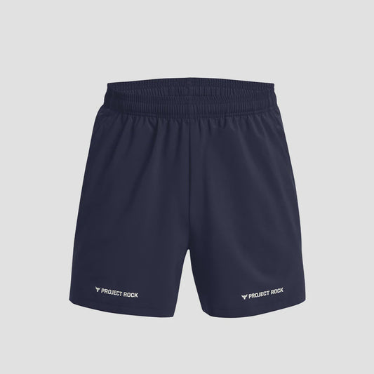 UAA-O11 (Under armour mens project rock leg day shorts midnight navy/white clay) 122393478