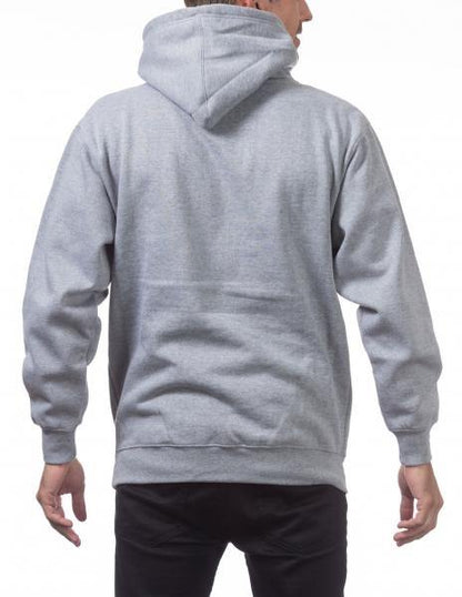 PC-O (Pro Club Men's Heavyweight Pullover Hoodie (13oz)- Heather Grey) - Otahuhu Shoes