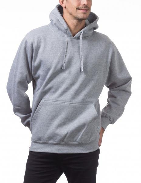 PC-O (Pro Club Men's Heavyweight Pullover Hoodie (13oz)- Heather Grey) - Otahuhu Shoes