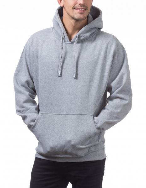 PC-O (Pro Club Men's Heavyweight Pullover Hoodie (13oz)- Heather Grey) - Otahuhu Shoes