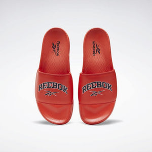 R-G12 (Reebok classic slide dynamic red/vector navy/white) 22192560 - Otahuhu Shoes