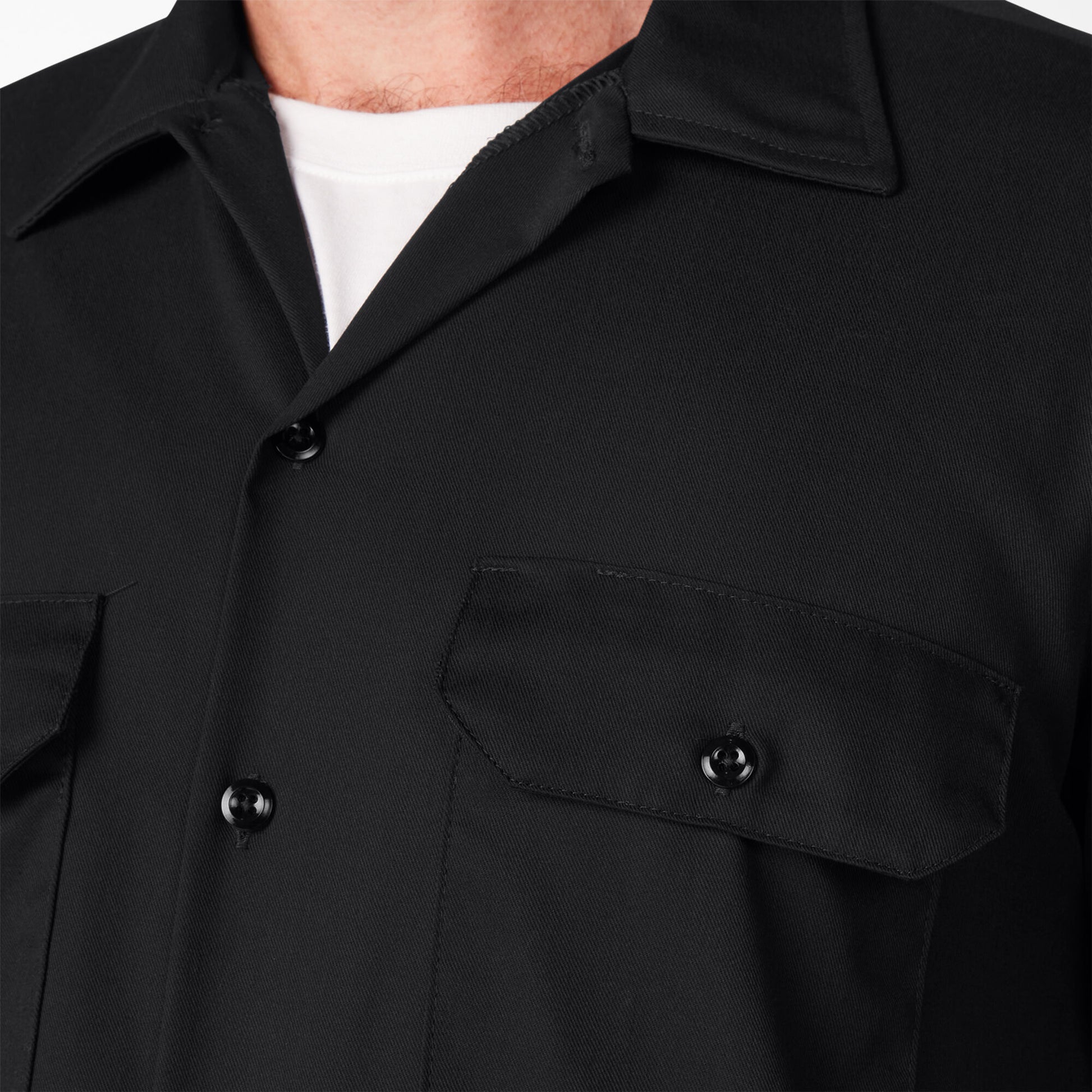 D-O4 (SHORT SLEEVE WORK SHIRT BLK) 21793475 DICKIES