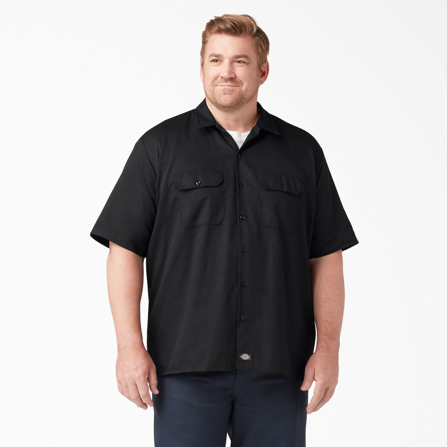 D-O4 (SHORT SLEEVE WORK SHIRT BLK) 21793475 DICKIES