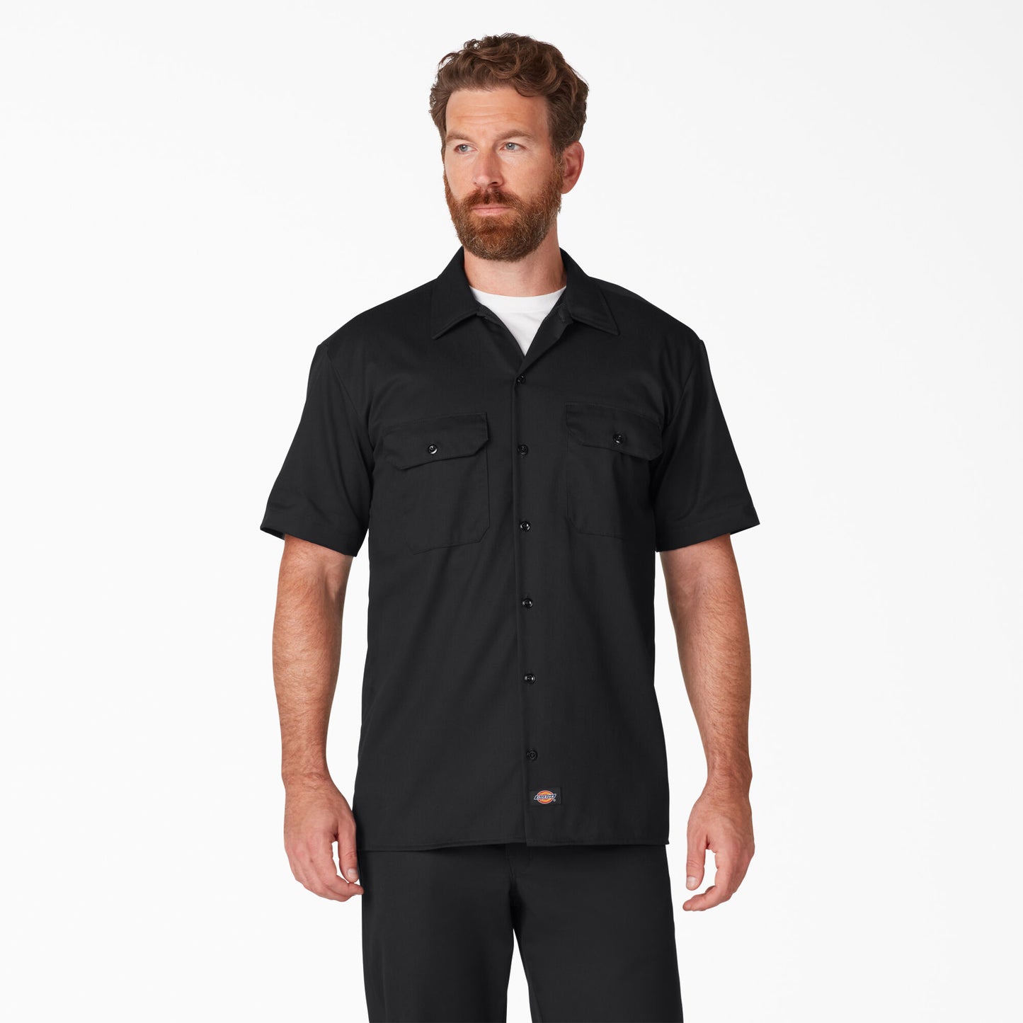 D-O4 (SHORT SLEEVE WORK SHIRT BLK) 21793475 DICKIES