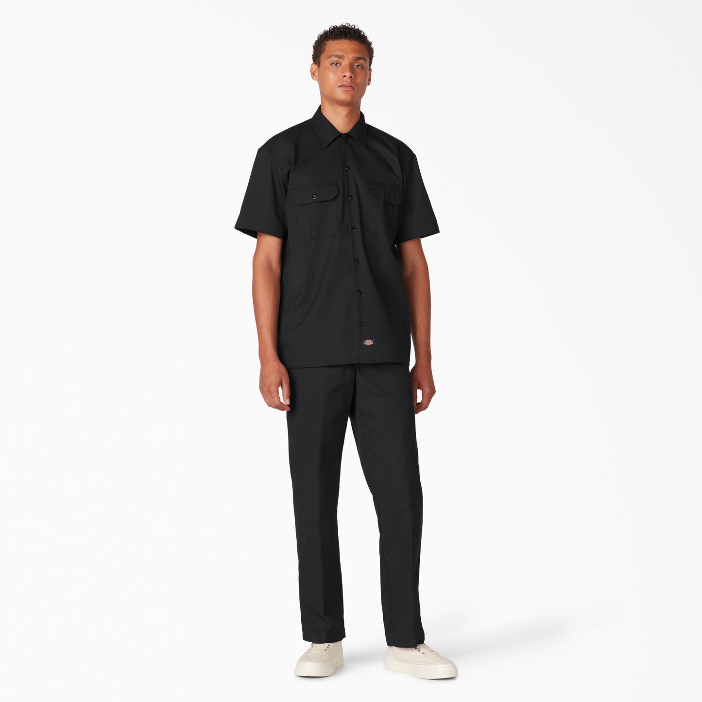 D-O4 (SHORT SLEEVE WORK SHIRT BLK) 21793475 DICKIES