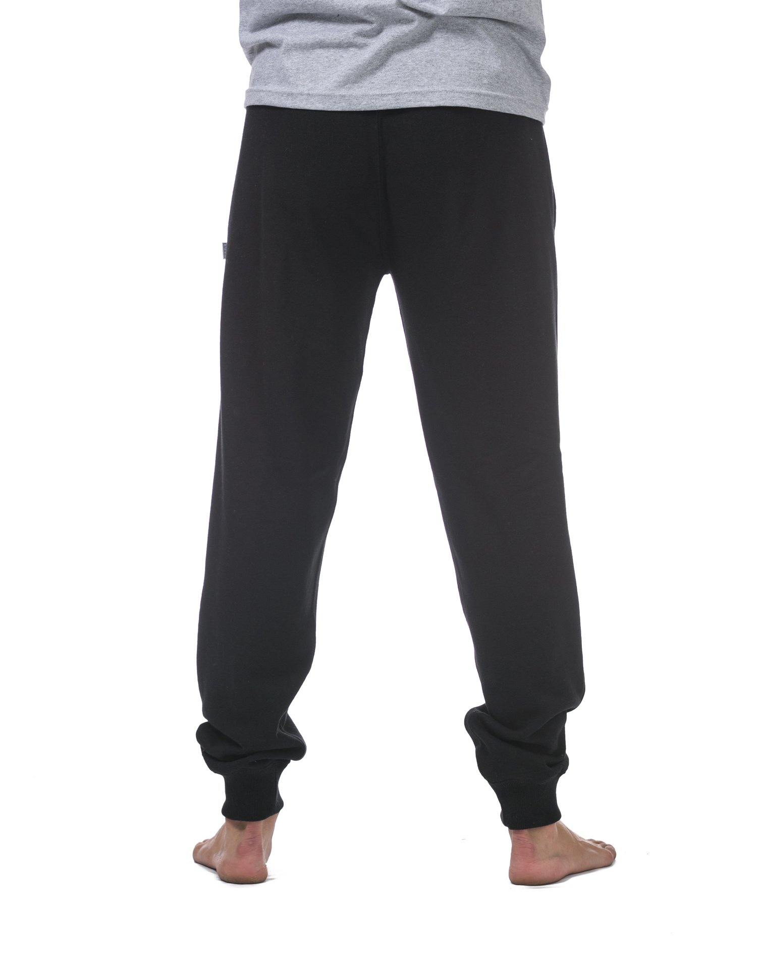 PC-G1(PRO CLUB Jogger Fleece Long Pants-Black) - Otahuhu Shoes