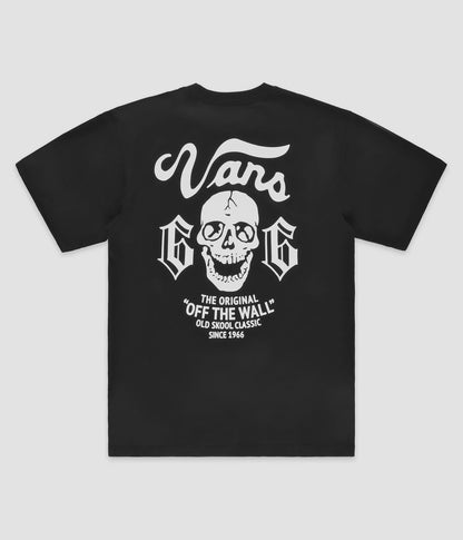 VA-N (Vans old skool skull short sleeve tee black) 112393478