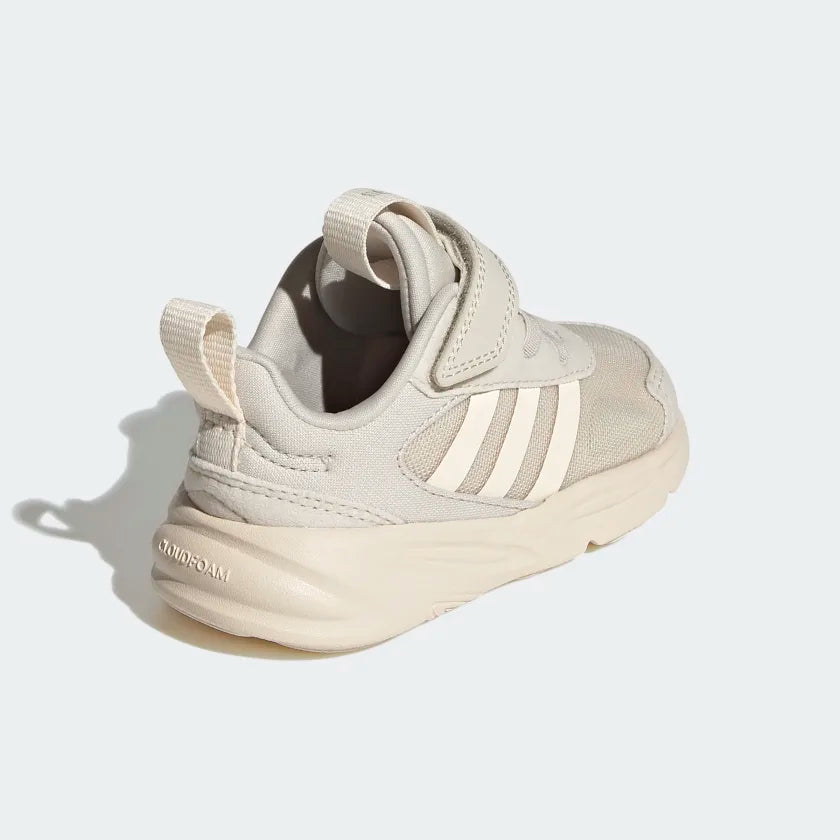 A-R64 (Adidas Ozelle running lifestyle elastic lace shoes aluminum/wonder white/grey) 102294605 ADIDAS