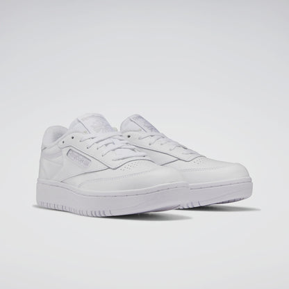 R-K15 (Reebok club c double white/white/cold grey) 82398696 REEBOK