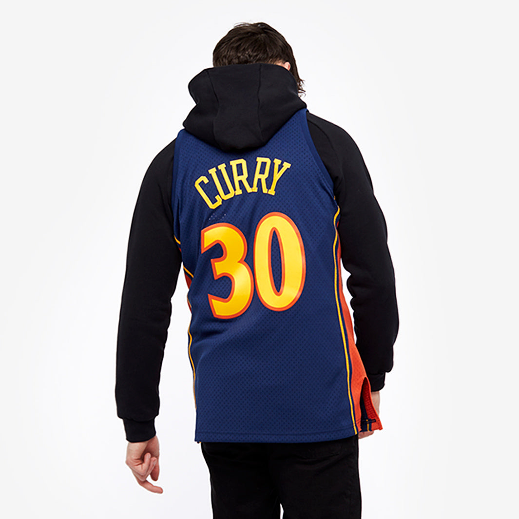 MNA-F (NBA SWING JERSEY WARRIORS #30  Stephen Curry ROAD 09-10 NAVY) 321098260 MITCHELL AND NESS