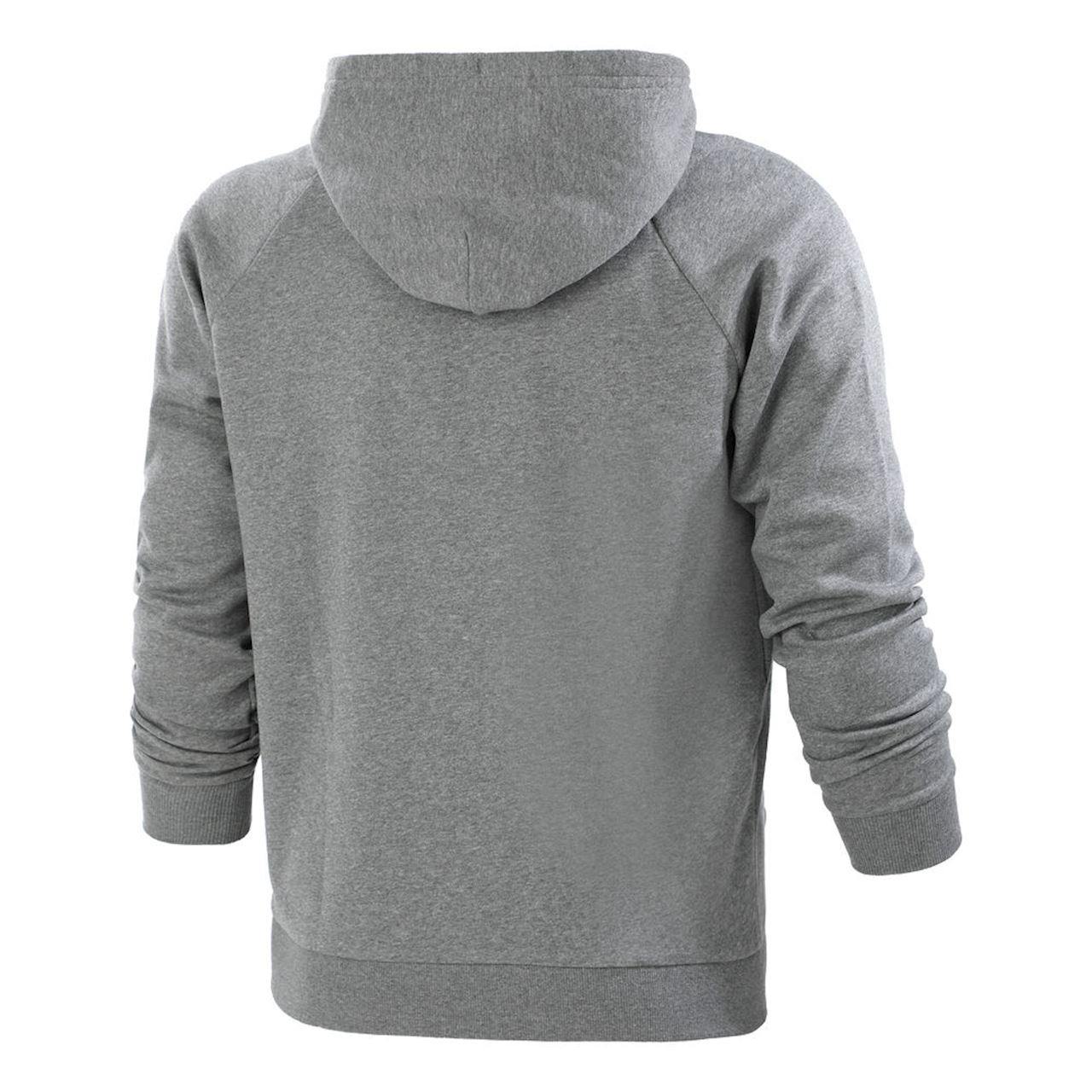 UAA-Q2 (Mens rival fleece fz hoodie pitch gray/light heather) 82094591 - Otahuhu Shoes