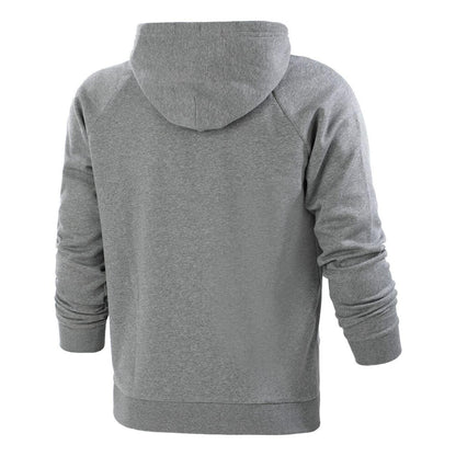 UAA-Q2 (Mens rival fleece fz hoodie pitch gray/light heather) 82094591 - Otahuhu Shoes