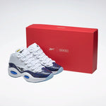 R-W13 (Panini Question Mid Basketball Shoes Ftwr White / Classic Cobalt / Core Black) 123915300 REEBOK