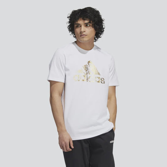 AA-C18 (LIQUID FOIL BADGE OF SPORT GRAPHIC TEE White) 12392560 ADIDAS