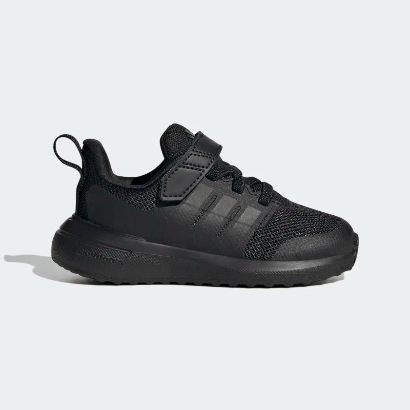 A-I65 (Adidas forta run 2.0 elastic lacetop strap shoes black/carbon) 22394095 ADIDAS