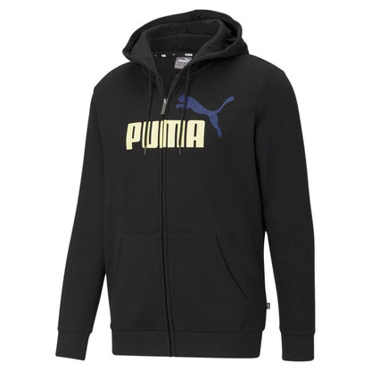 PA-N4 (Essential+ two tone full zip fleece hoodie black) 52194500 - Otahuhu Shoes