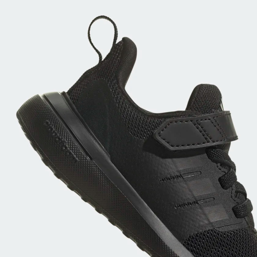 A-I65 (Adidas forta run 2.0 elastic lacetop strap shoes black/carbon) 22394095 ADIDAS