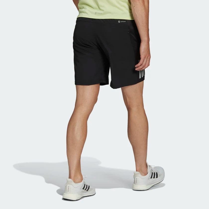 AA-O16 (Adidas own the run shorts black/reflective silver) 112292815 ADIDAS