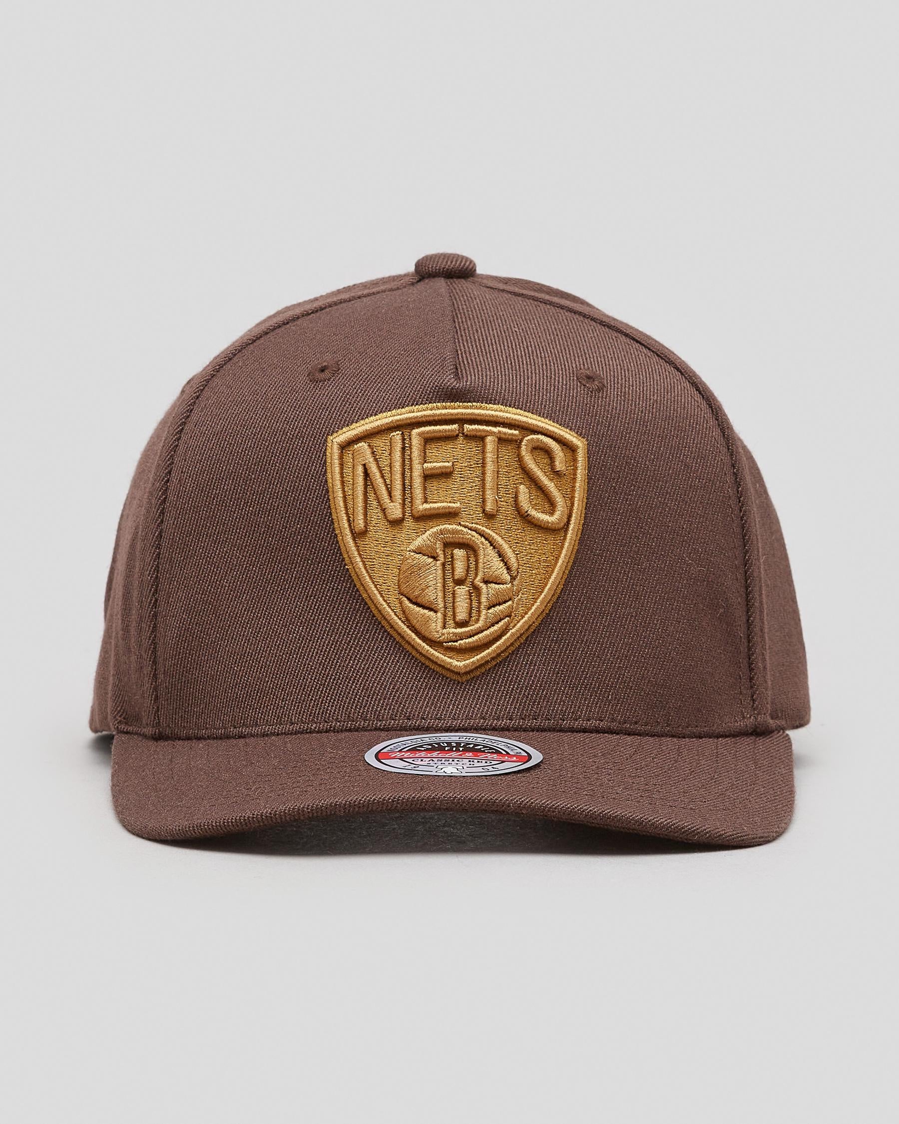 MNA-Z19 (Lux brown cl nets baroque brown hat osfm) 32292391 MITCHELL AND NESS