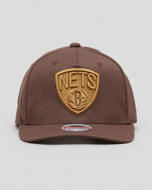 MNA-Z19 (Lux brown cl nets baroque brown hat osfm) 32292391 MITCHELL AND NESS