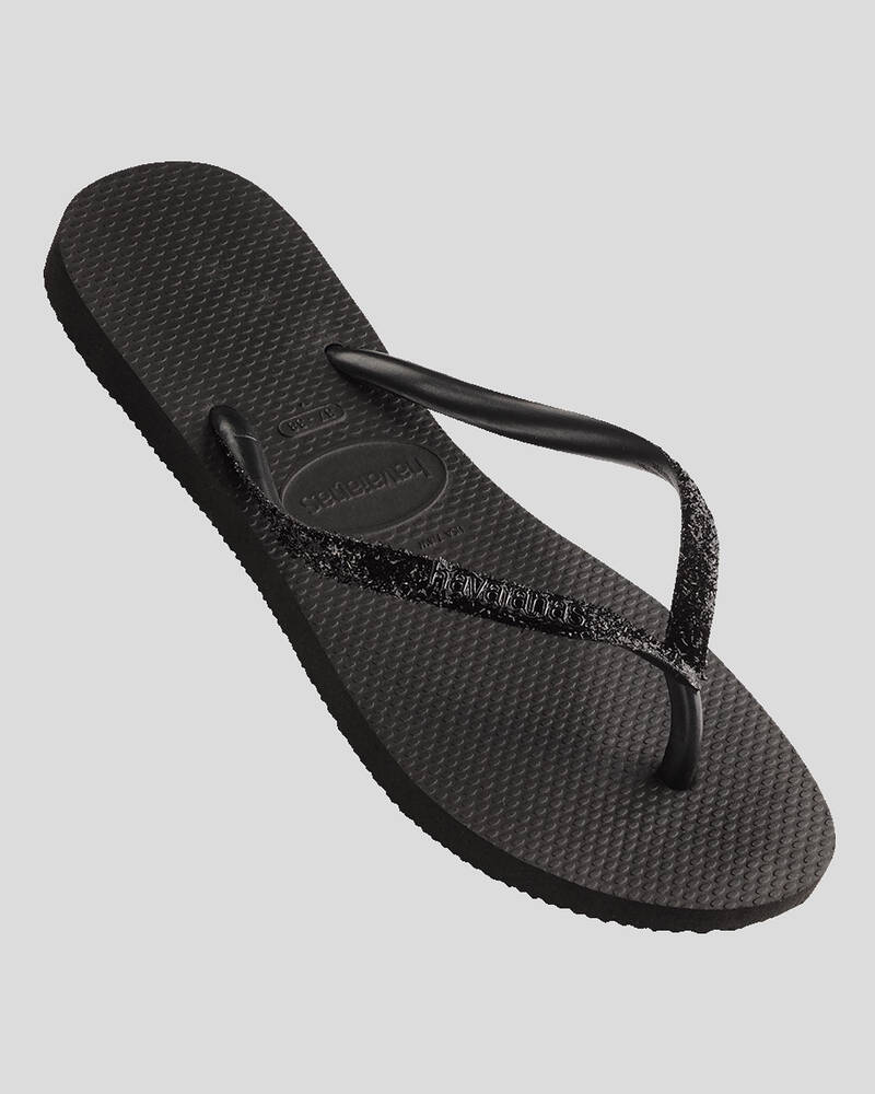 HA-WK7 (Slim glitter II 4057 black) 92292350 HAVAIANAS