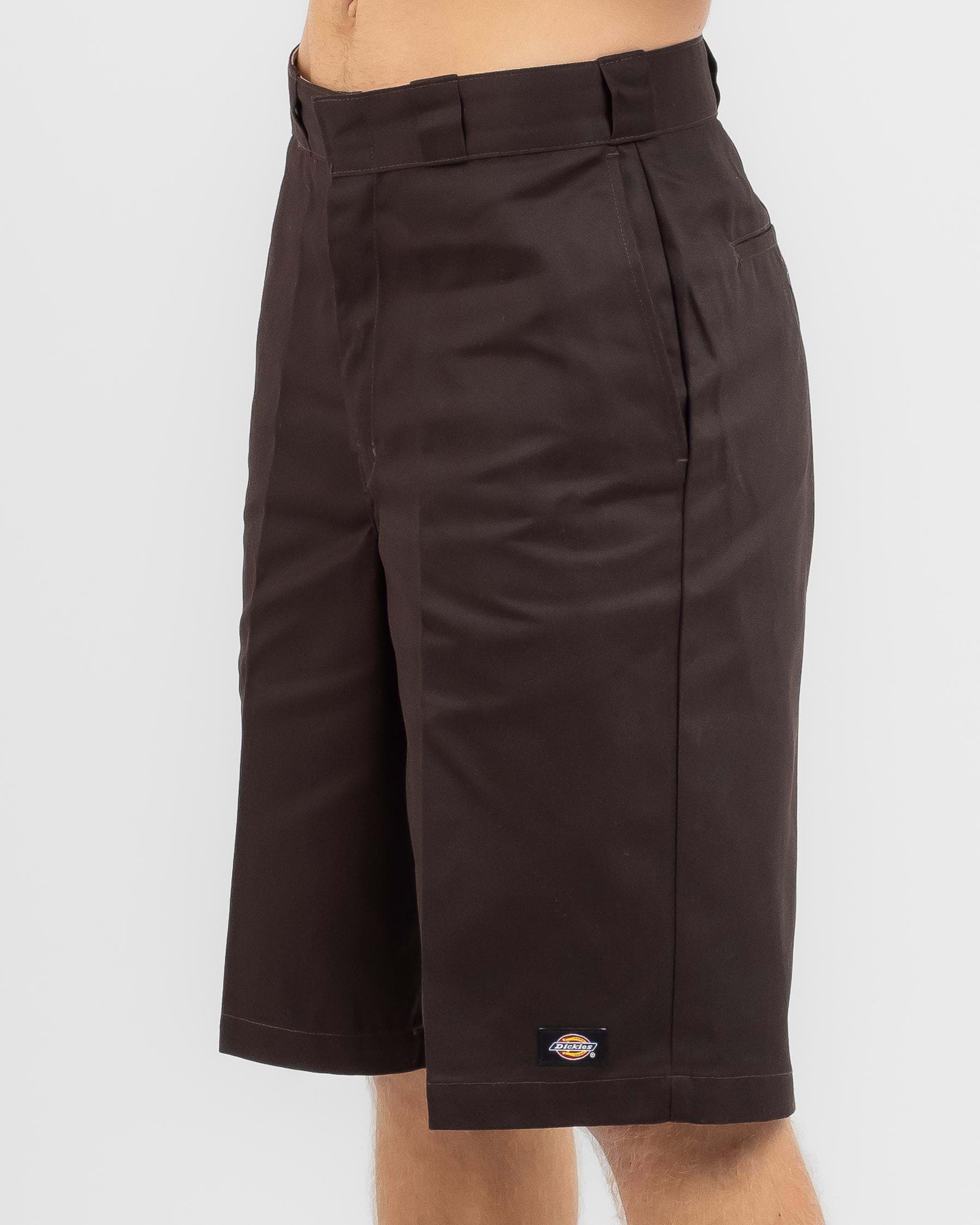 D-E5 (Dickies 13 inch multi pocket short dark brown) 22394143 DICKIES