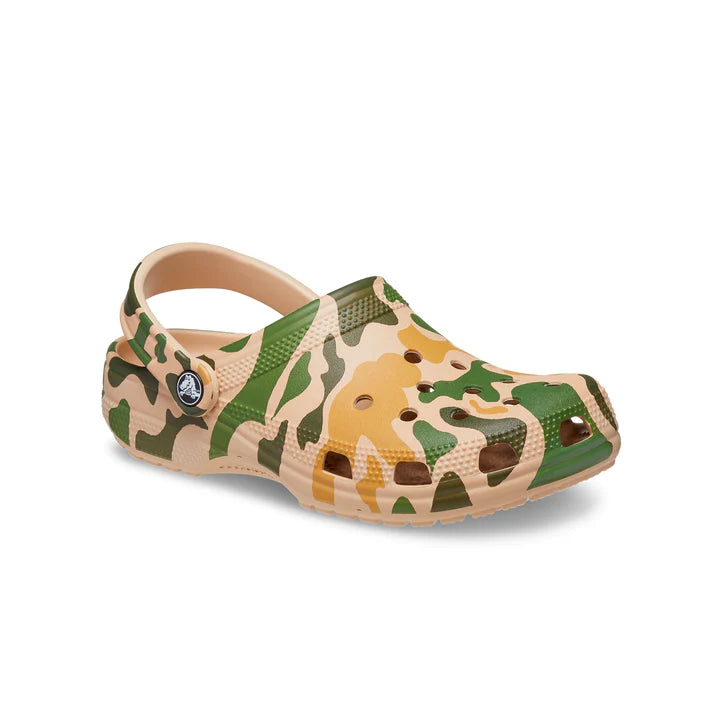 CR D3 Crocs classic printed camo clog chai tan 112293913