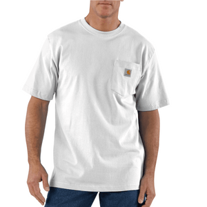CHA-I (Carhartt workwear pocket t-shirt white) 72192088 - Otahuhu Shoes