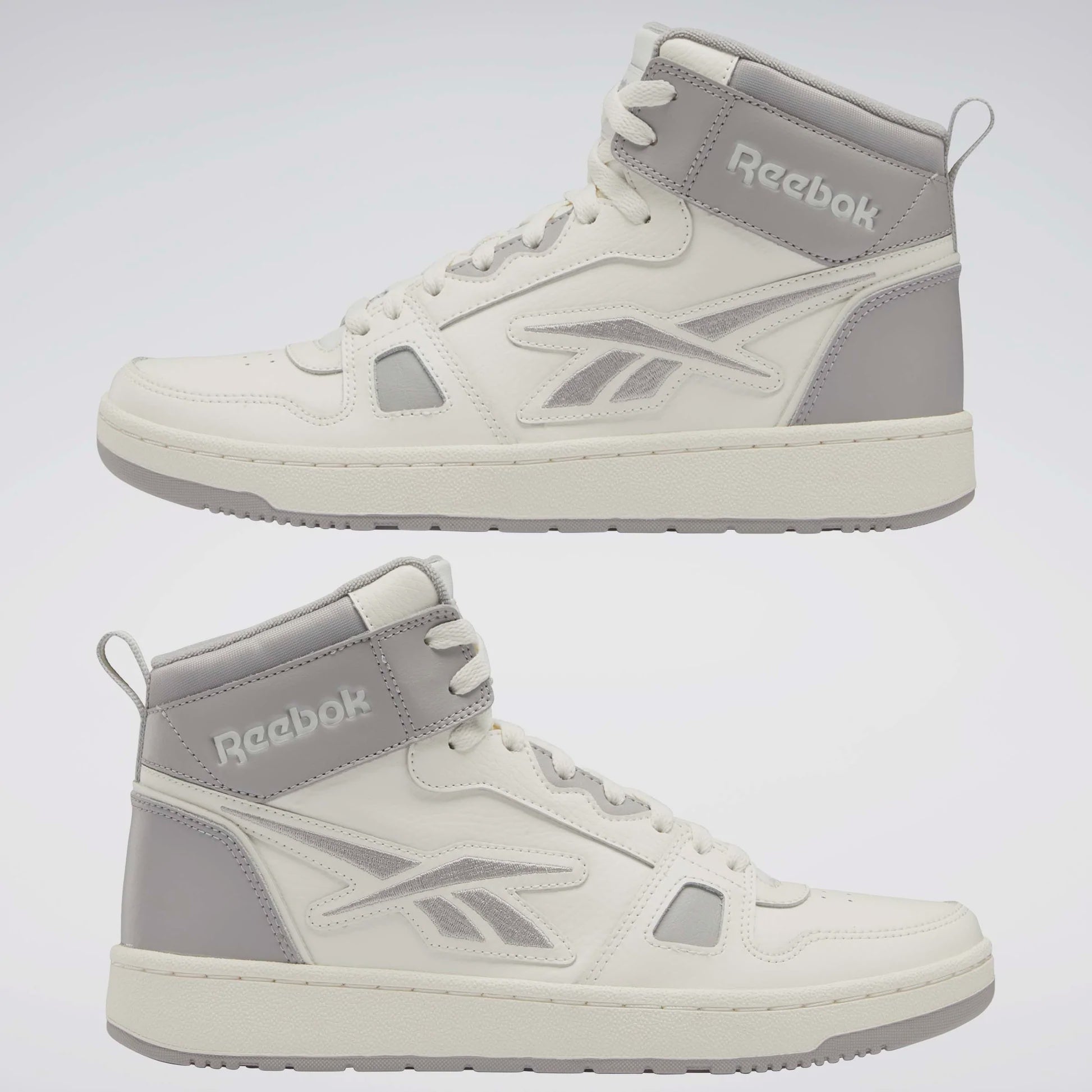 R-S13 (Reebok resonator mid chalk/mgh solid grey/black) 122297200 REEBOK