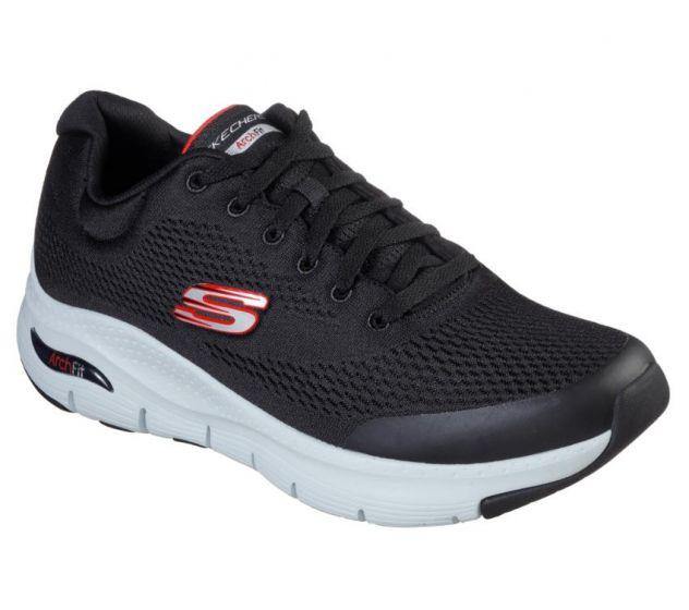 S-S9 (Arch fit black/red) 102097094 - Otahuhu Shoes