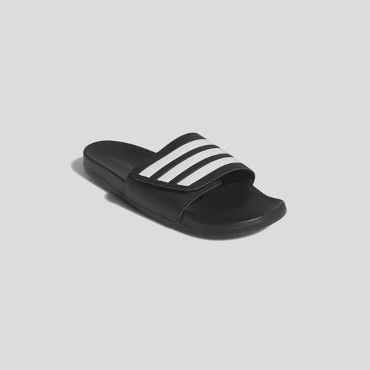 A-G65 (ADILETTE COMFORT ADJUSTABLE BANDAGE SLIDES Core Black / Cloud White / Core Black) 12393070 ADIDAS