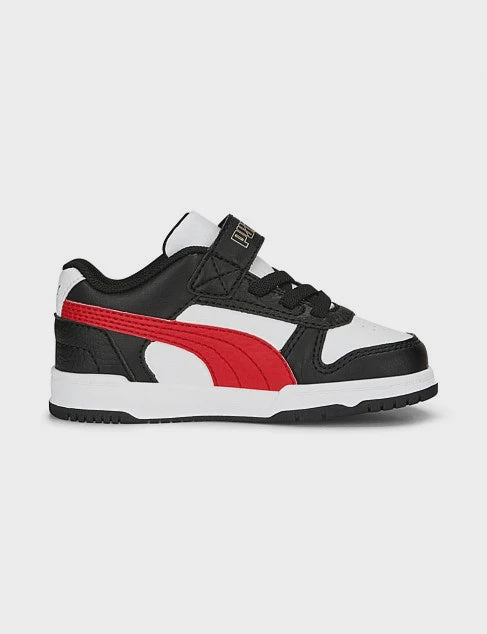 P-M43 (Puma rebound game low infant white/red/black) 32293750 PUMA