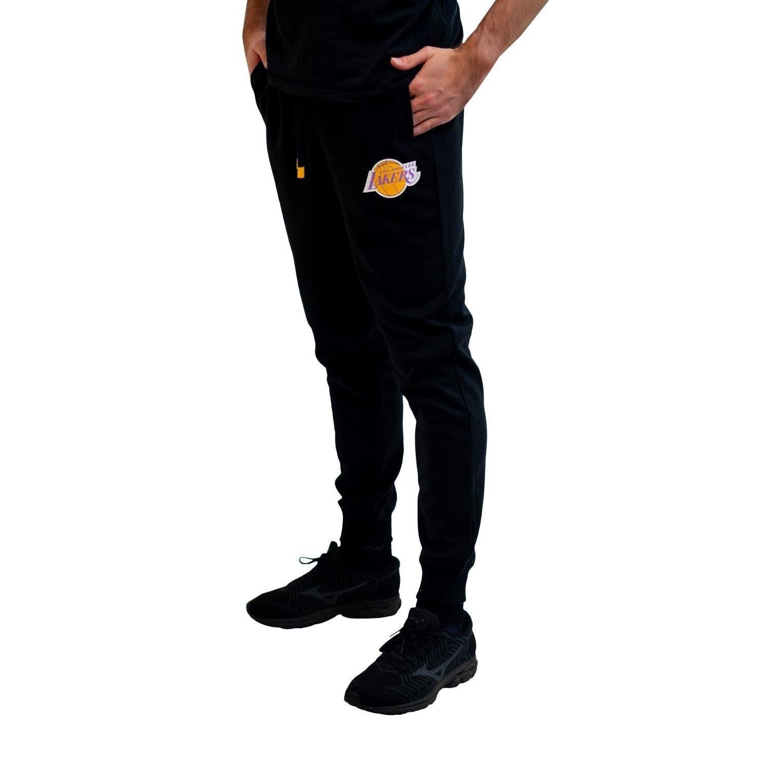 MNA-P8 (Hometown fleece jogger lakers black) 22194782 - Otahuhu Shoes